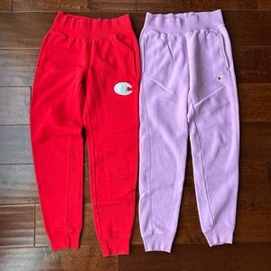 Champion Bundle of 2 Reverse Weave Sweatpants - Size Extra Small